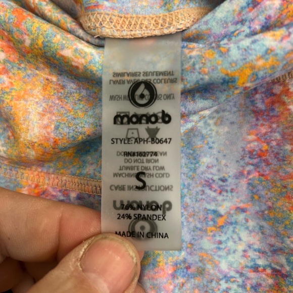 Mono B | Multicolor Tie-Dye Leggings | Size Small - Picture 5 of 6